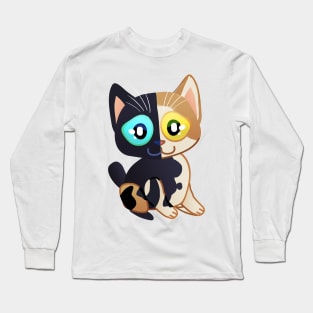 Lucchi the Chimera short tailed kitten Long Sleeve T-Shirt